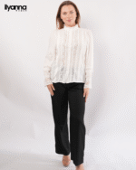 Chemise Blanche Dentelle – Image 3