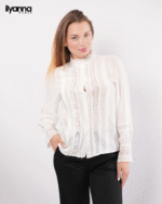 Chemise Blanche Dentelle – Image 2