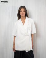 Blazer-manches courtes