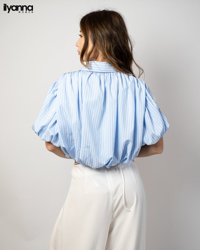 Chemise courte rayée – Image 5