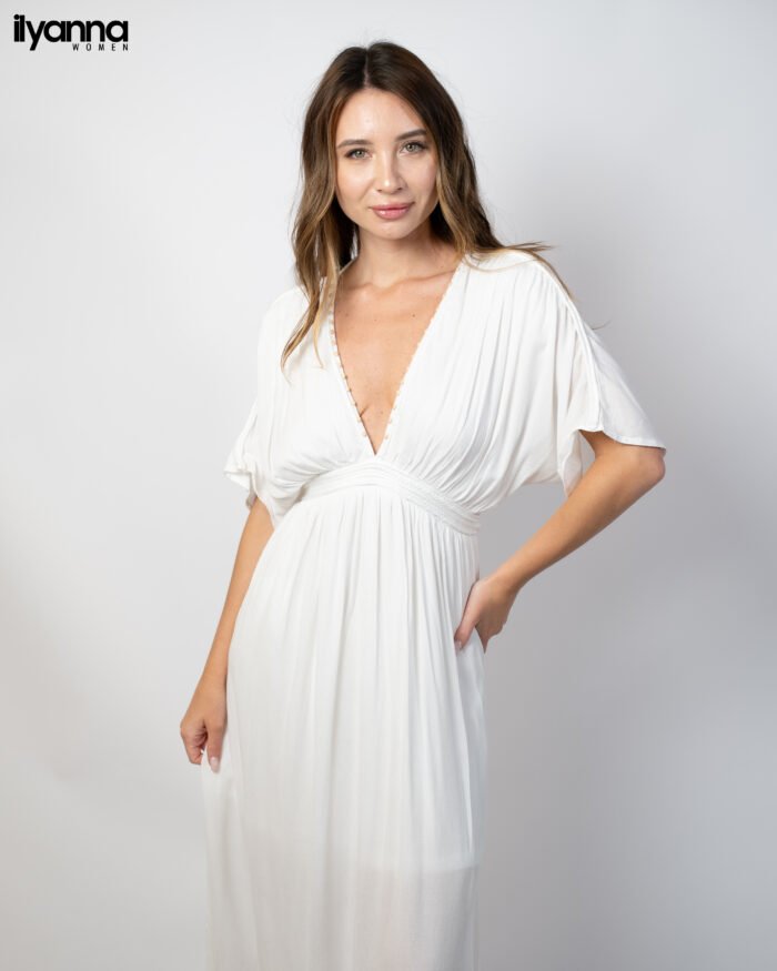 Robe Longue manches papillon – Image 1