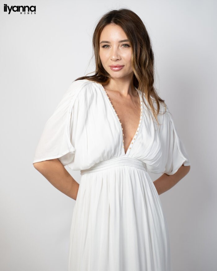Robe Longue manches papillon – Image 3