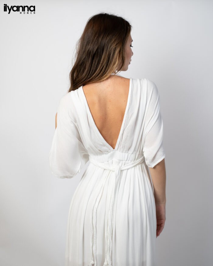 Robe Longue manches papillon – Image 4