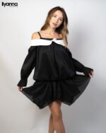 Robe courte épaules dénudées – Image 2