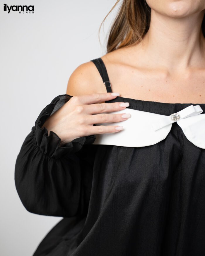 Robe courte épaules dénudées – Image 3