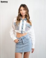 mini-jupe en jean – Image 2