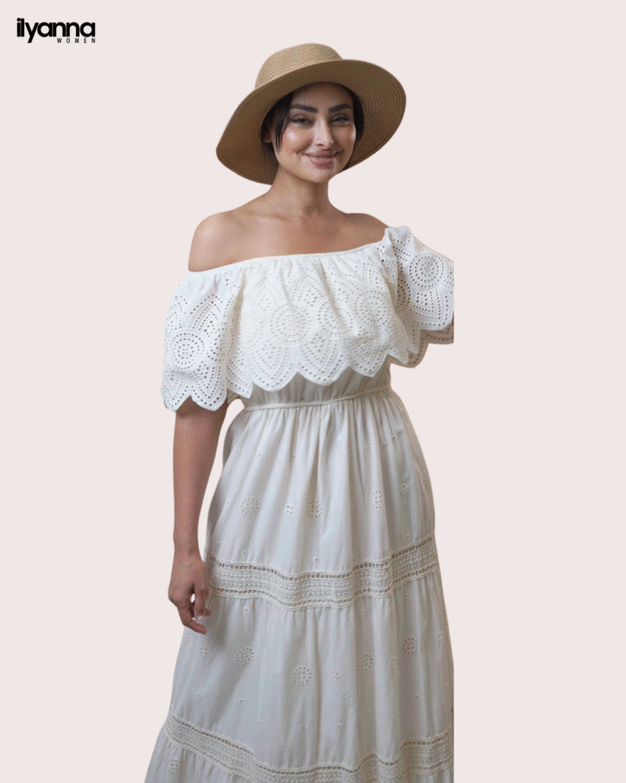 Robe Longue Épaules Dénudées – Image 1