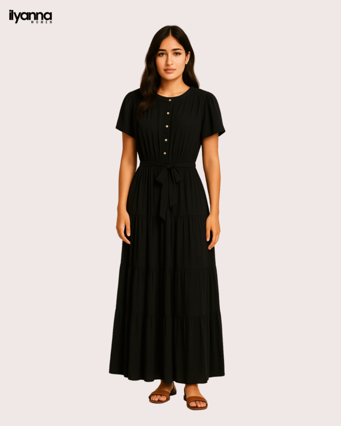 Robe longue EN PUR LIN – Image 2