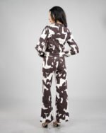 Jean imprimé vache marron et blanc – Image 2