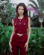 Ensemble élégant avec un top sans manches